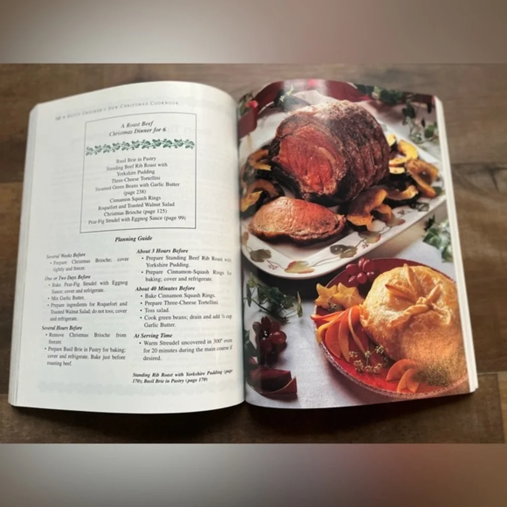 Betty Crocker New Christmas Holiday Meals Appetizer‎ Dessert Cookbook